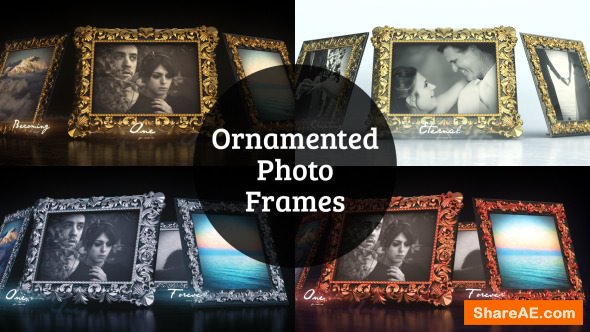 Videohive Ornamented Photo Frames Gallery
